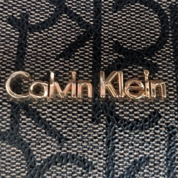 Calvin Klein Brown Signature Monogram Large Tote - Picture 6 of 9